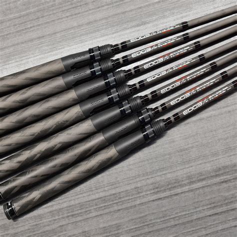 Edge rods - Details. A high-performance rod designed for fresh or saltwater fishing. Sanded graphite blank available in moderate and fast actions. Cork handles available in either a full or half wells shape. Up-locking reel seats with either a wood or carbon-fiber spacer. Four-piece design stows in the included carry case. Item #EDG0001.